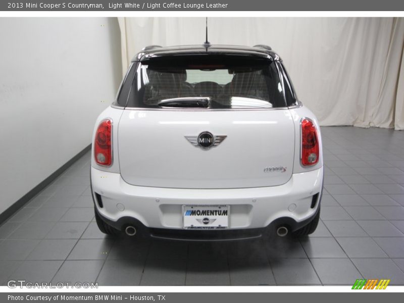 Light White / Light Coffee Lounge Leather 2013 Mini Cooper S Countryman