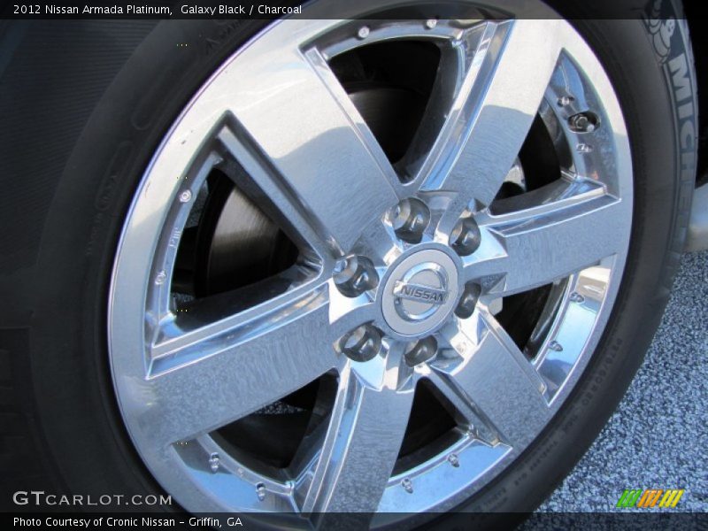 Galaxy Black / Charcoal 2012 Nissan Armada Platinum