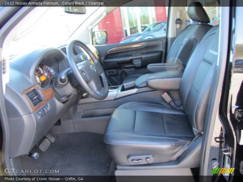 Galaxy Black / Charcoal 2012 Nissan Armada Platinum