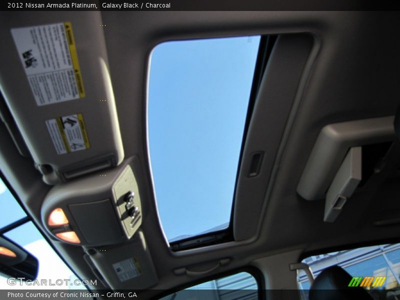 Galaxy Black / Charcoal 2012 Nissan Armada Platinum