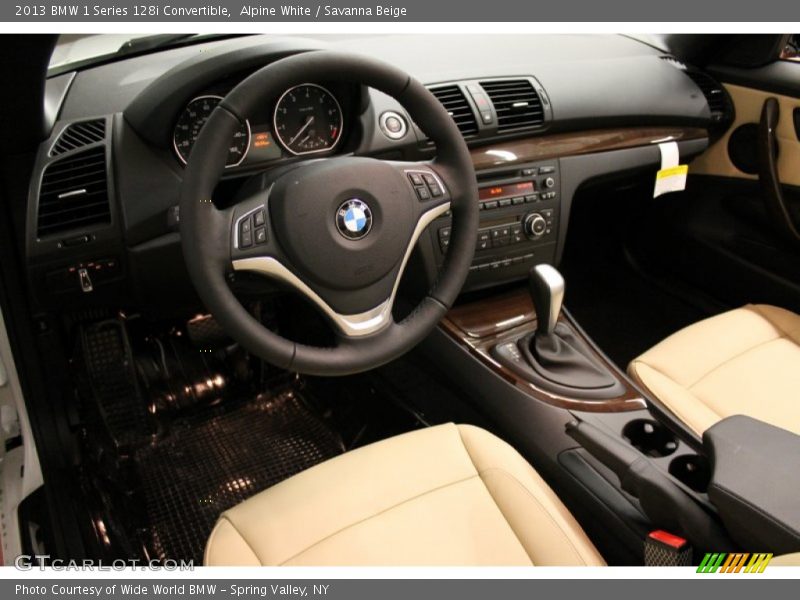 Savanna Beige Interior - 2013 1 Series 128i Convertible 
