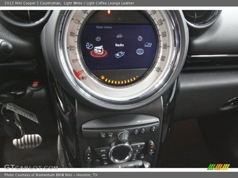 Light White / Light Coffee Lounge Leather 2013 Mini Cooper S Countryman