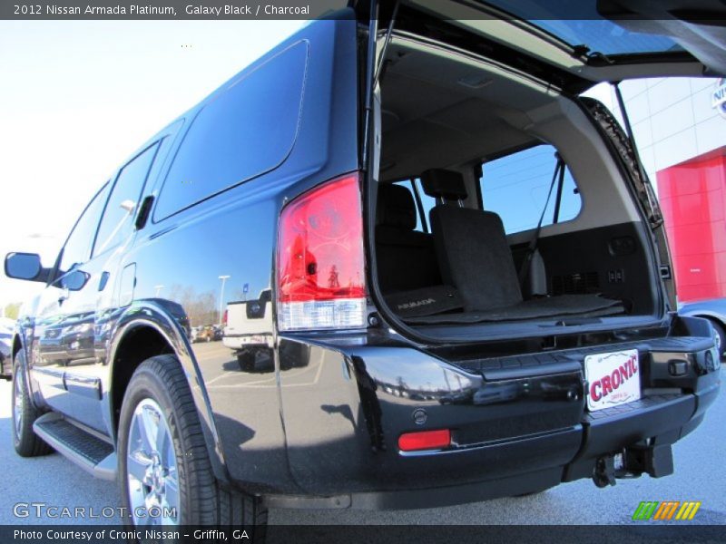 Galaxy Black / Charcoal 2012 Nissan Armada Platinum