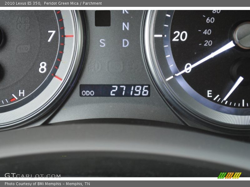 Peridot Green Mica / Parchment 2010 Lexus ES 350