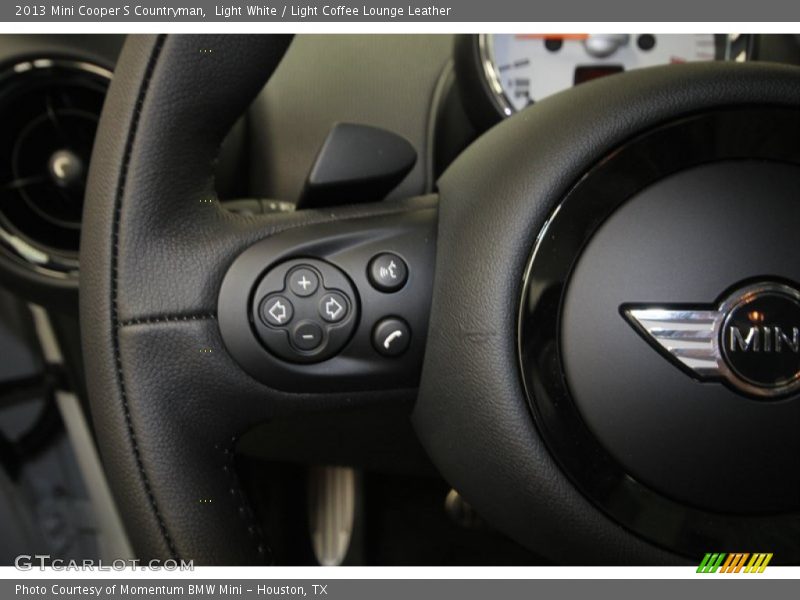 Light White / Light Coffee Lounge Leather 2013 Mini Cooper S Countryman
