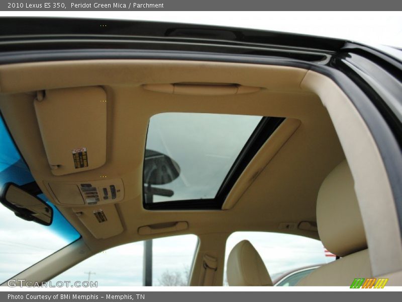 Peridot Green Mica / Parchment 2010 Lexus ES 350