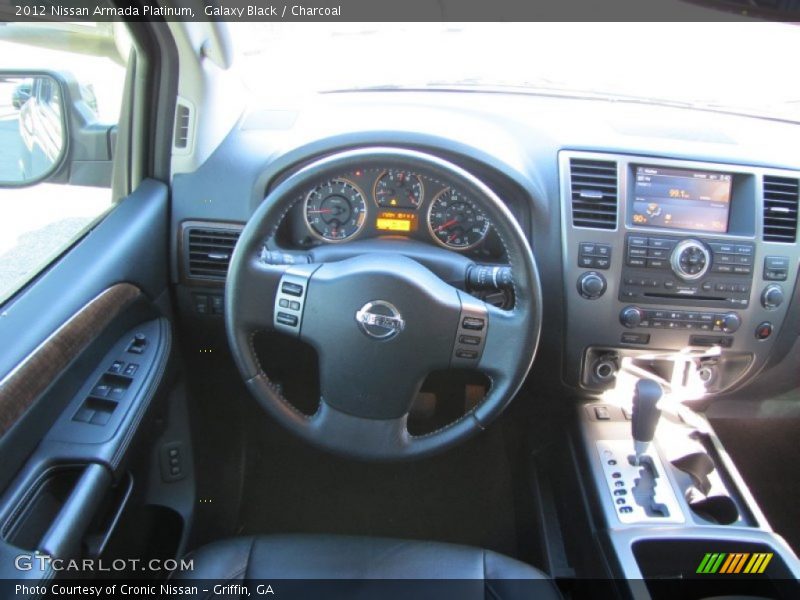 Galaxy Black / Charcoal 2012 Nissan Armada Platinum