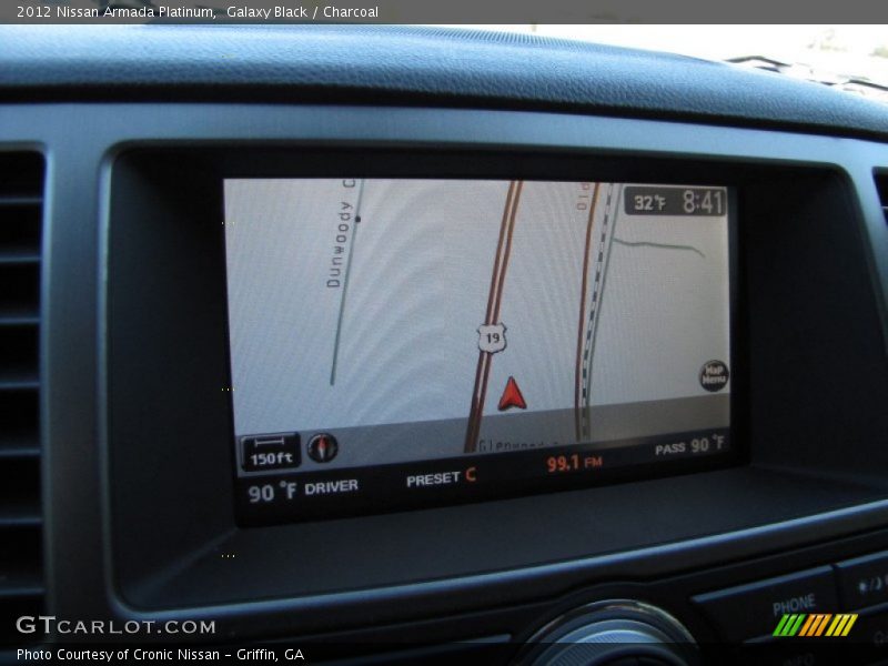 Galaxy Black / Charcoal 2012 Nissan Armada Platinum