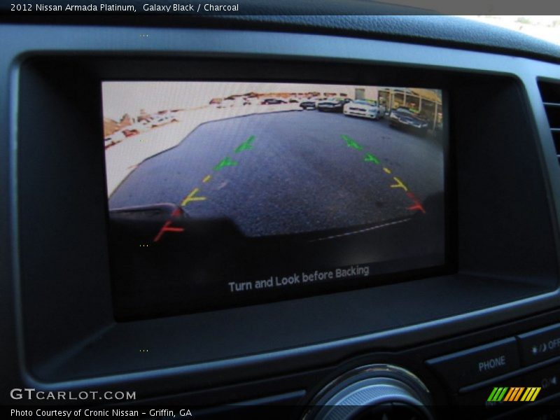 Galaxy Black / Charcoal 2012 Nissan Armada Platinum
