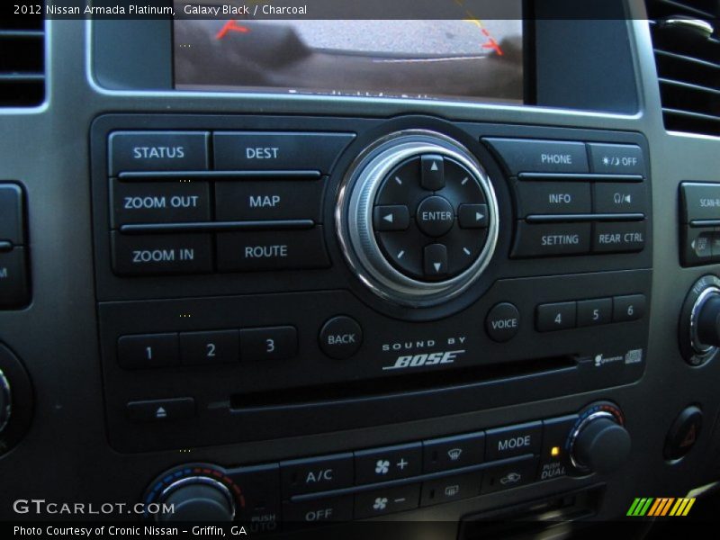 Galaxy Black / Charcoal 2012 Nissan Armada Platinum