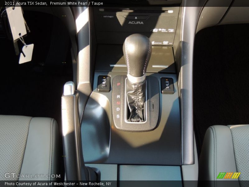 Premium White Pearl / Taupe 2011 Acura TSX Sedan