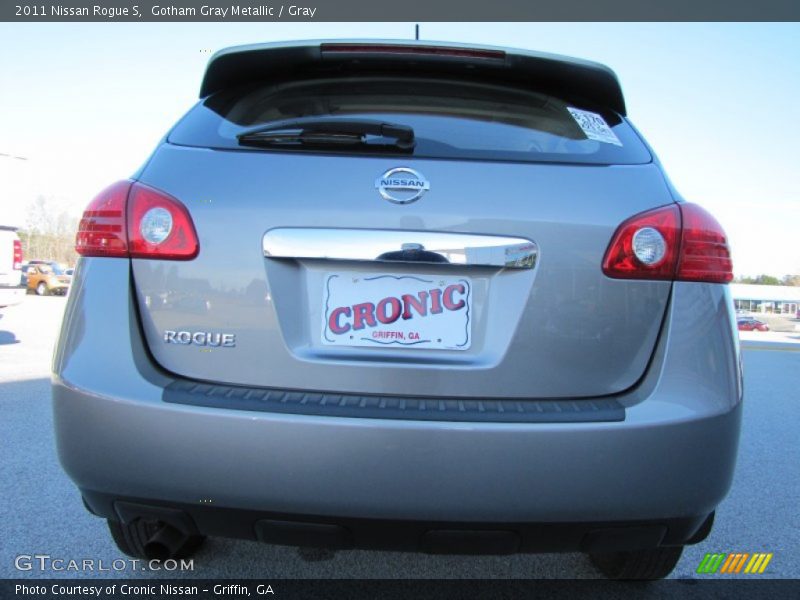Gotham Gray Metallic / Gray 2011 Nissan Rogue S