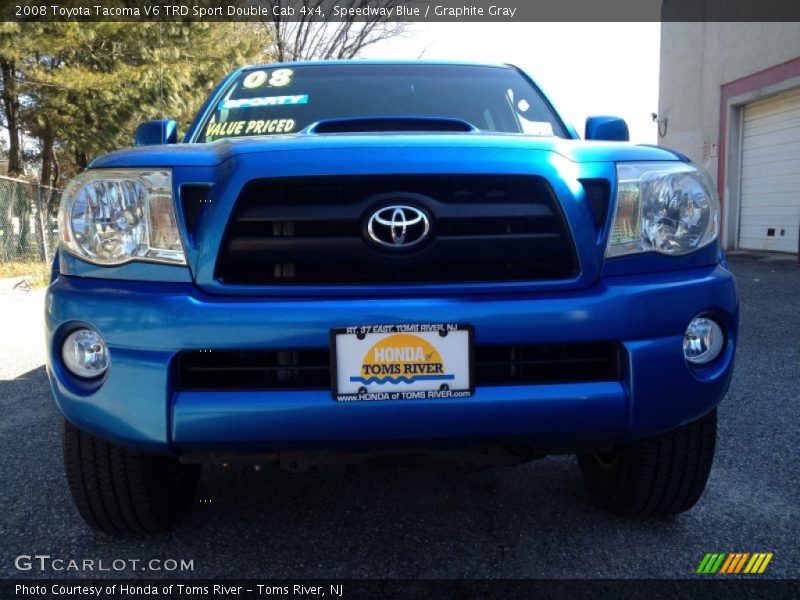 Speedway Blue / Graphite Gray 2008 Toyota Tacoma V6 TRD Sport Double Cab 4x4