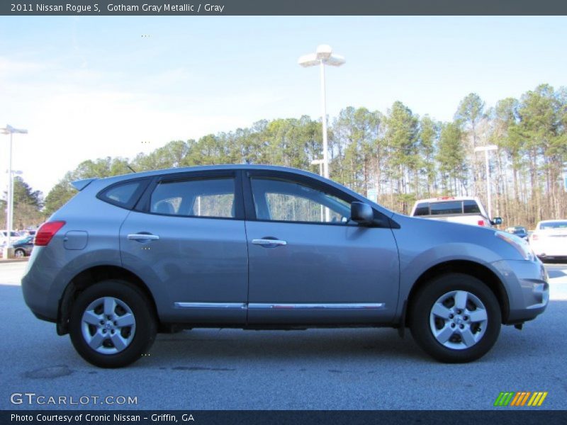 Gotham Gray Metallic / Gray 2011 Nissan Rogue S