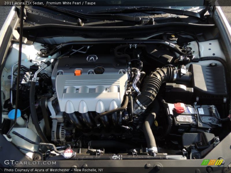 Premium White Pearl / Taupe 2011 Acura TSX Sedan