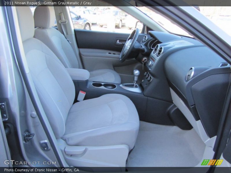 Gotham Gray Metallic / Gray 2011 Nissan Rogue S