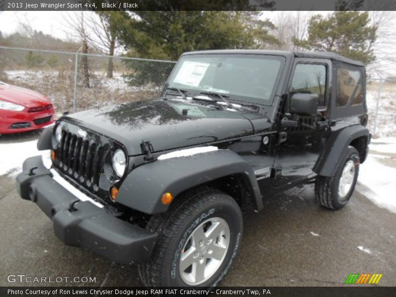 Black / Black 2013 Jeep Wrangler Sport 4x4