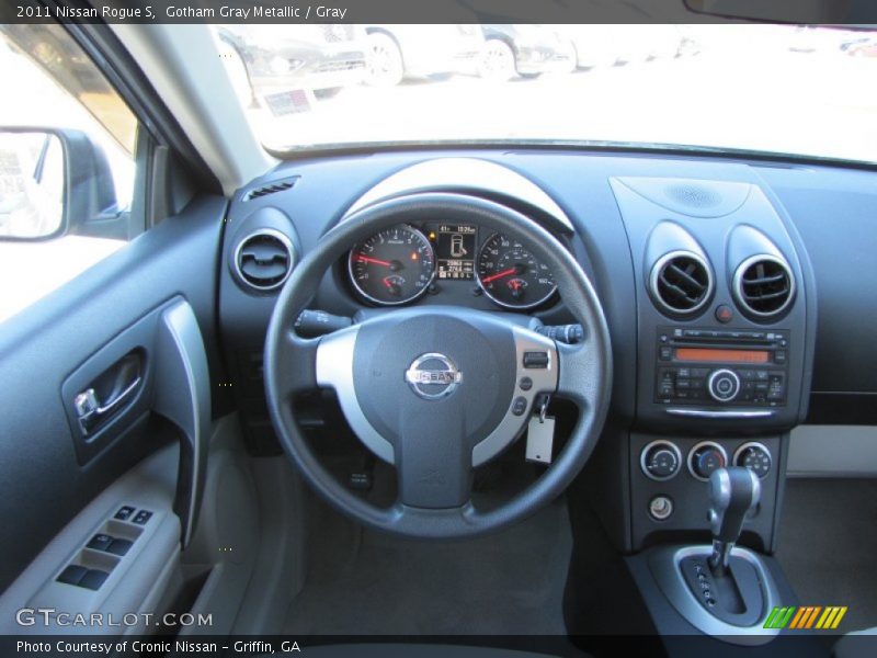 Gotham Gray Metallic / Gray 2011 Nissan Rogue S