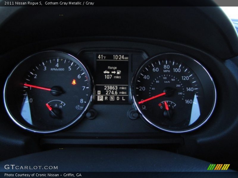 Gotham Gray Metallic / Gray 2011 Nissan Rogue S