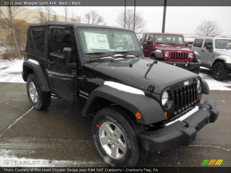 Black / Black 2013 Jeep Wrangler Sport 4x4