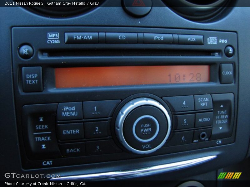 Gotham Gray Metallic / Gray 2011 Nissan Rogue S