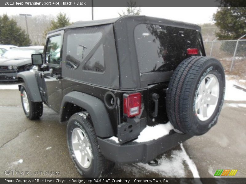 Black / Black 2013 Jeep Wrangler Sport 4x4
