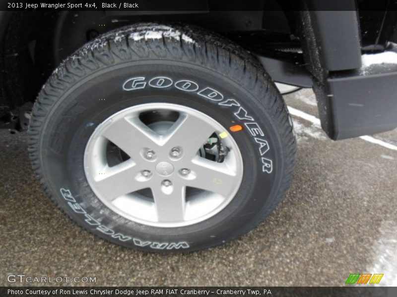 Black / Black 2013 Jeep Wrangler Sport 4x4