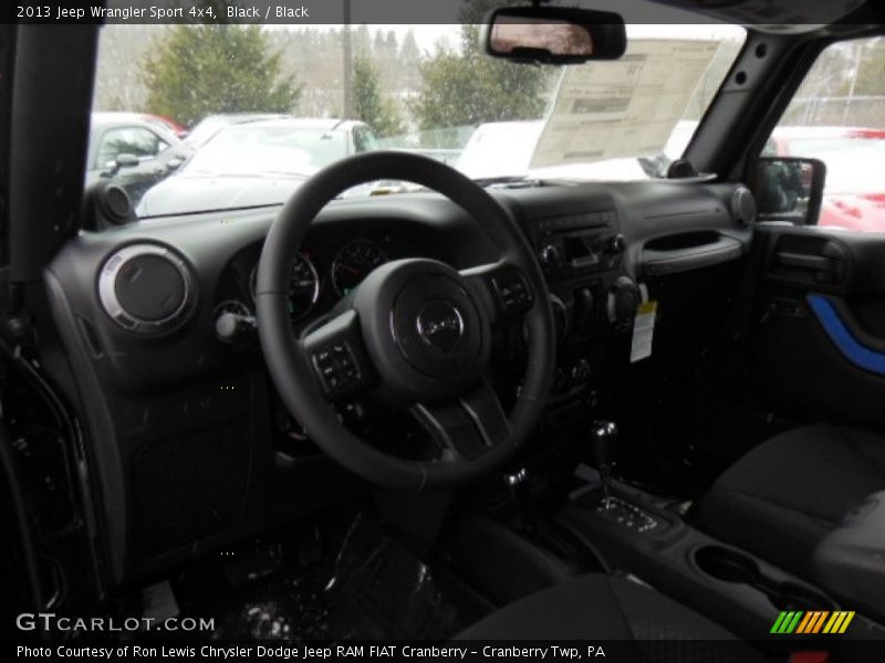 Black / Black 2013 Jeep Wrangler Sport 4x4