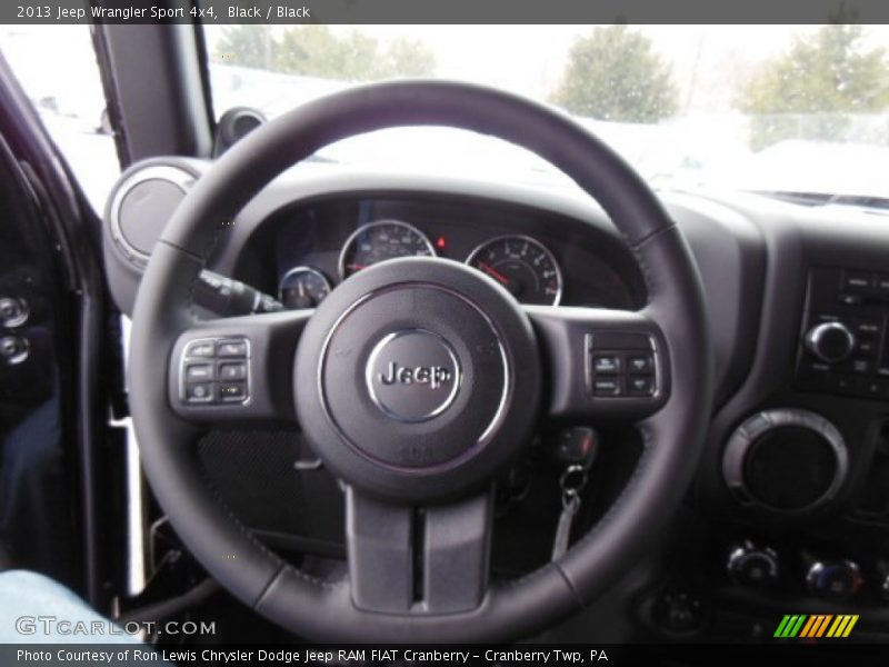 Black / Black 2013 Jeep Wrangler Sport 4x4
