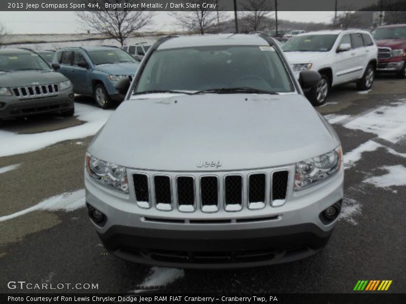 Bright Silver Metallic / Dark Slate Gray 2013 Jeep Compass Sport 4x4