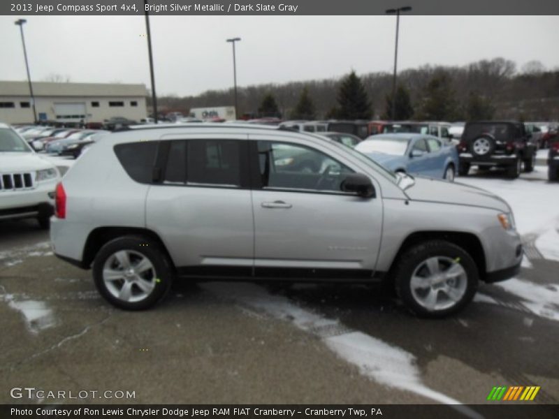 Bright Silver Metallic / Dark Slate Gray 2013 Jeep Compass Sport 4x4