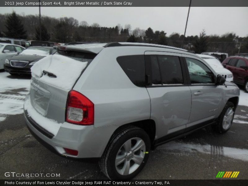 Bright Silver Metallic / Dark Slate Gray 2013 Jeep Compass Sport 4x4