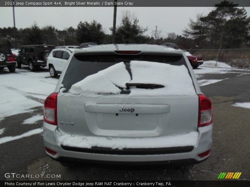 Bright Silver Metallic / Dark Slate Gray 2013 Jeep Compass Sport 4x4