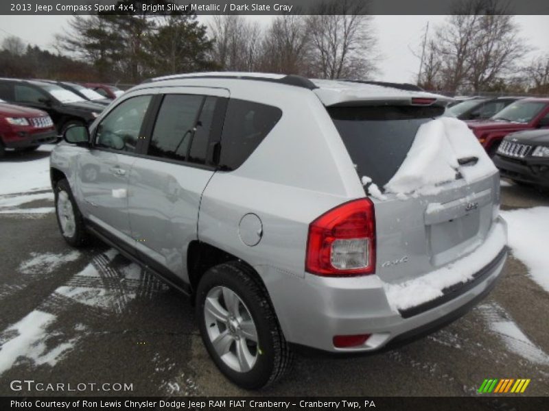 Bright Silver Metallic / Dark Slate Gray 2013 Jeep Compass Sport 4x4