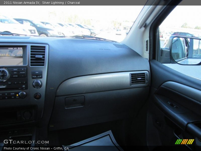 Silver Lightning / Charcoal 2011 Nissan Armada SV