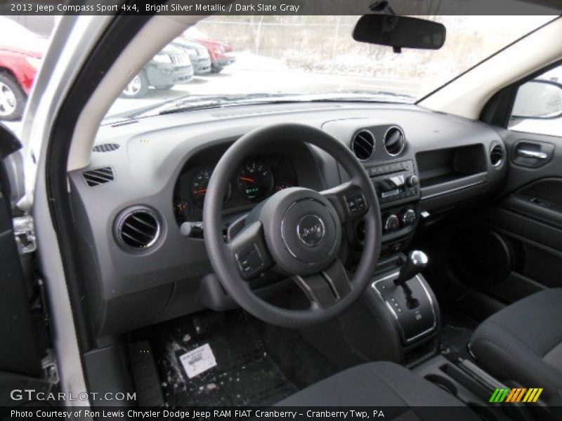Bright Silver Metallic / Dark Slate Gray 2013 Jeep Compass Sport 4x4