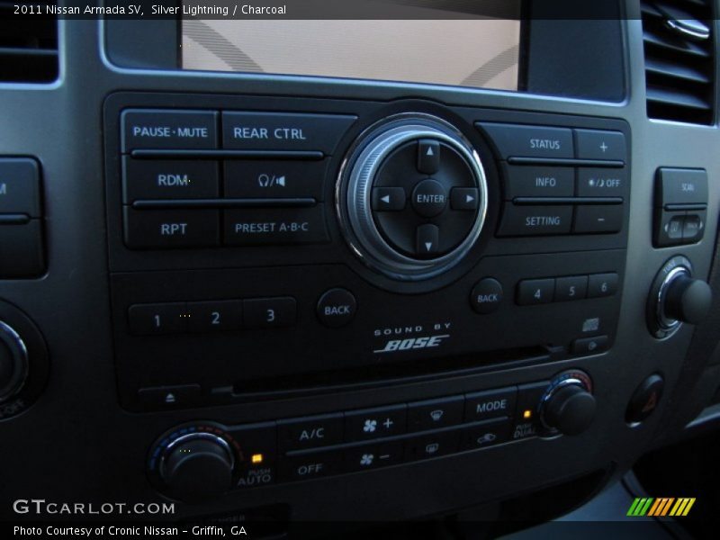Silver Lightning / Charcoal 2011 Nissan Armada SV