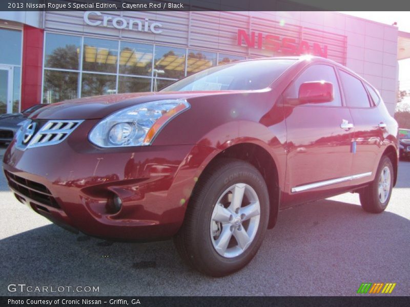 Cayenne Red / Black 2013 Nissan Rogue S Special Edition