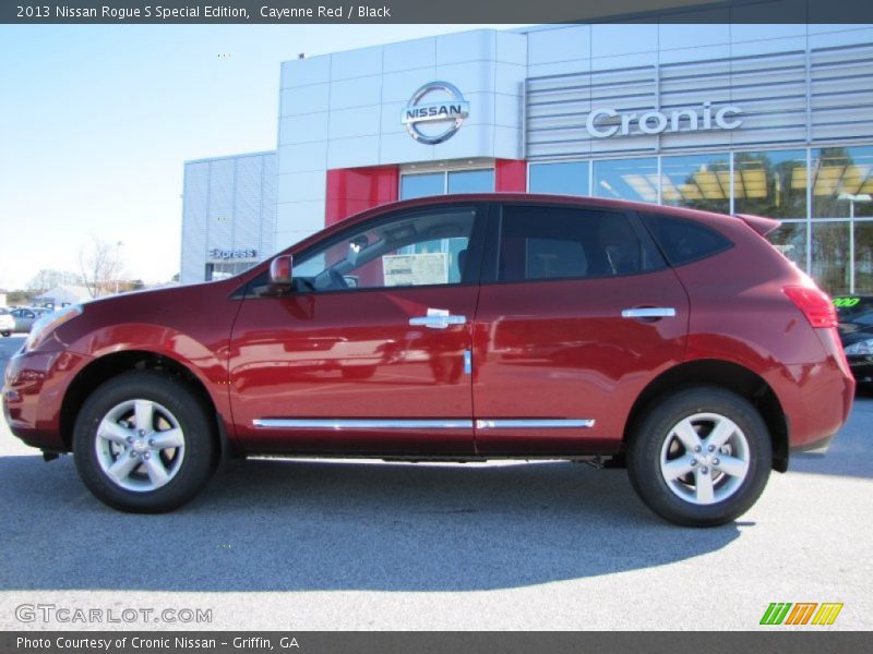 Cayenne Red / Black 2013 Nissan Rogue S Special Edition