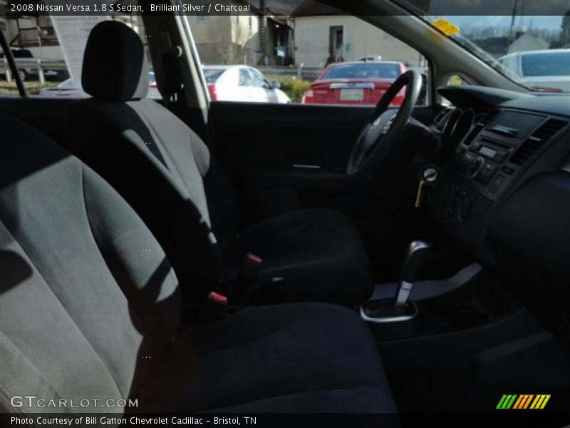 Brilliant Silver / Charcoal 2008 Nissan Versa 1.8 S Sedan