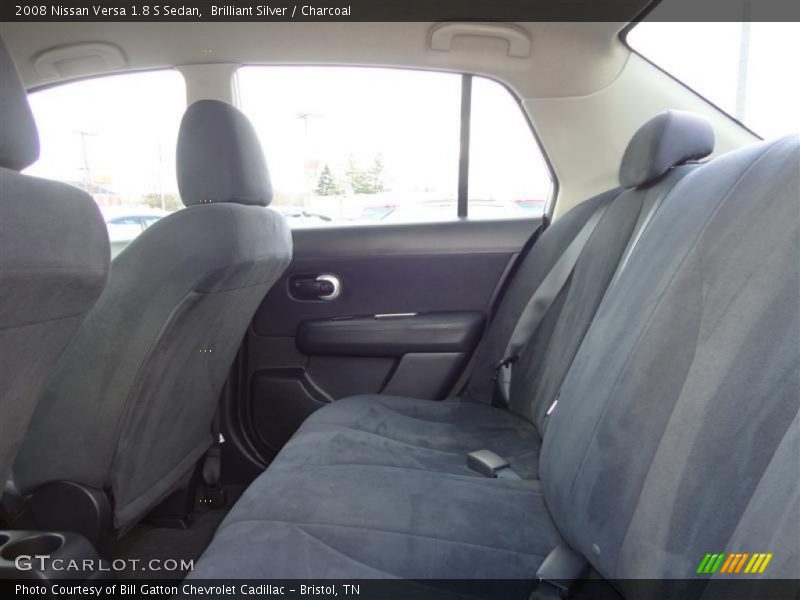 Brilliant Silver / Charcoal 2008 Nissan Versa 1.8 S Sedan