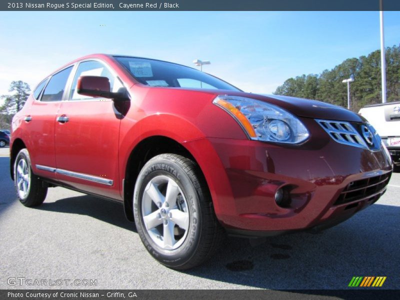 Cayenne Red / Black 2013 Nissan Rogue S Special Edition