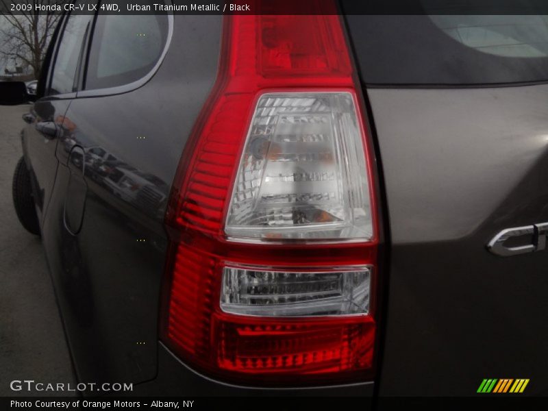 Urban Titanium Metallic / Black 2009 Honda CR-V LX 4WD