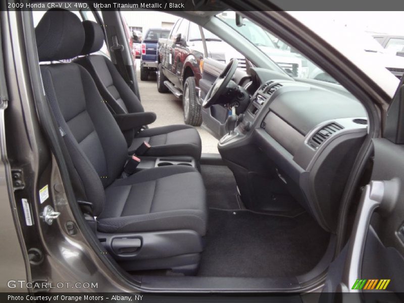 Urban Titanium Metallic / Black 2009 Honda CR-V LX 4WD