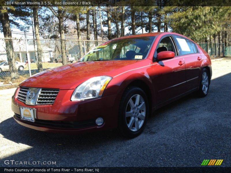 Red Opulence / Black 2004 Nissan Maxima 3.5 SL