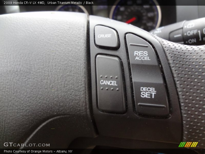 Urban Titanium Metallic / Black 2009 Honda CR-V LX 4WD