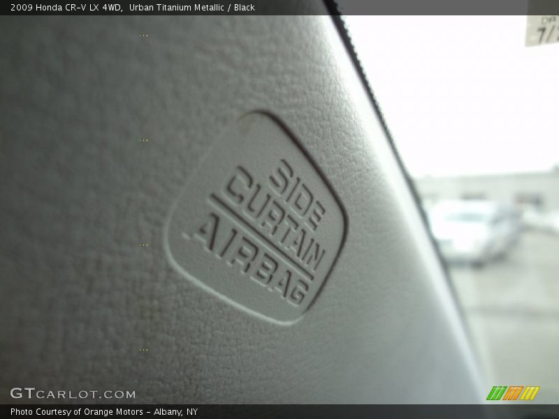 Urban Titanium Metallic / Black 2009 Honda CR-V LX 4WD