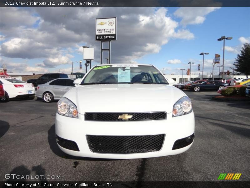 Summit White / Neutral 2012 Chevrolet Impala LTZ