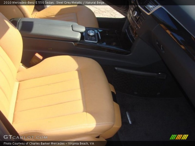 Steel Grey Metallic / Natural Beige 2010 Mercedes-Benz E 550 Sedan