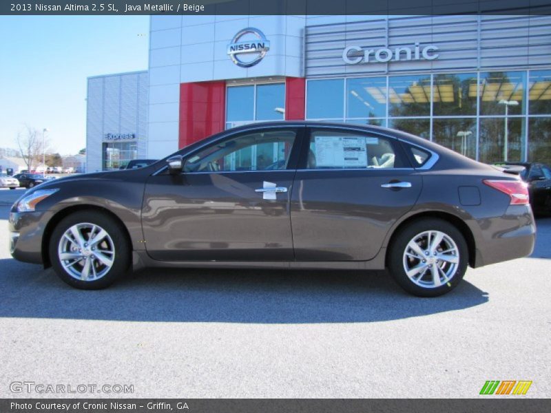 Java Metallic / Beige 2013 Nissan Altima 2.5 SL